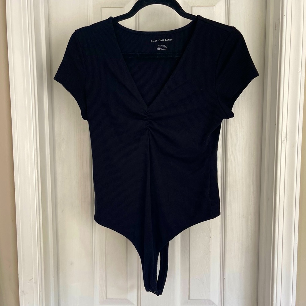 Ribbed American Eagle Body Suit